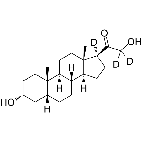 Tetrahydrodeoxycorticosterone-d3 72205-58-4